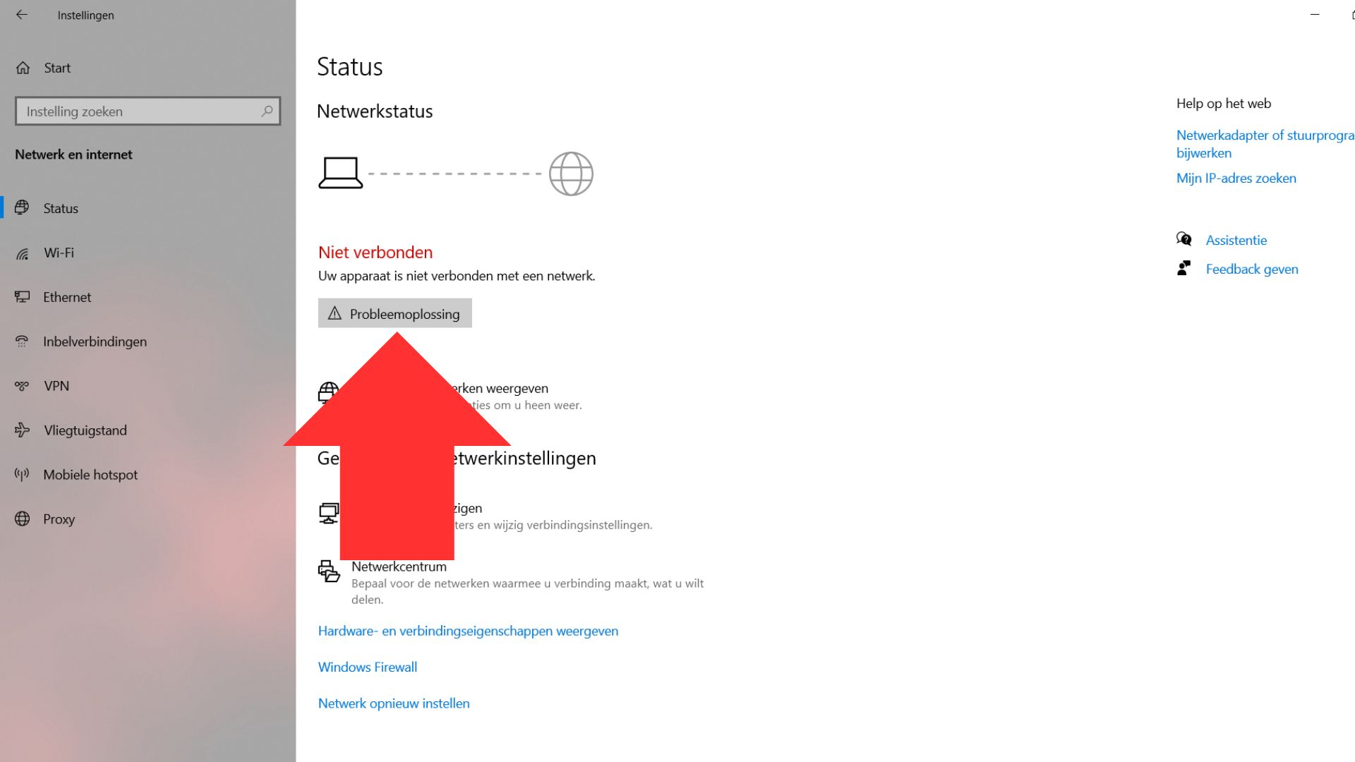 troubleshoot network windows