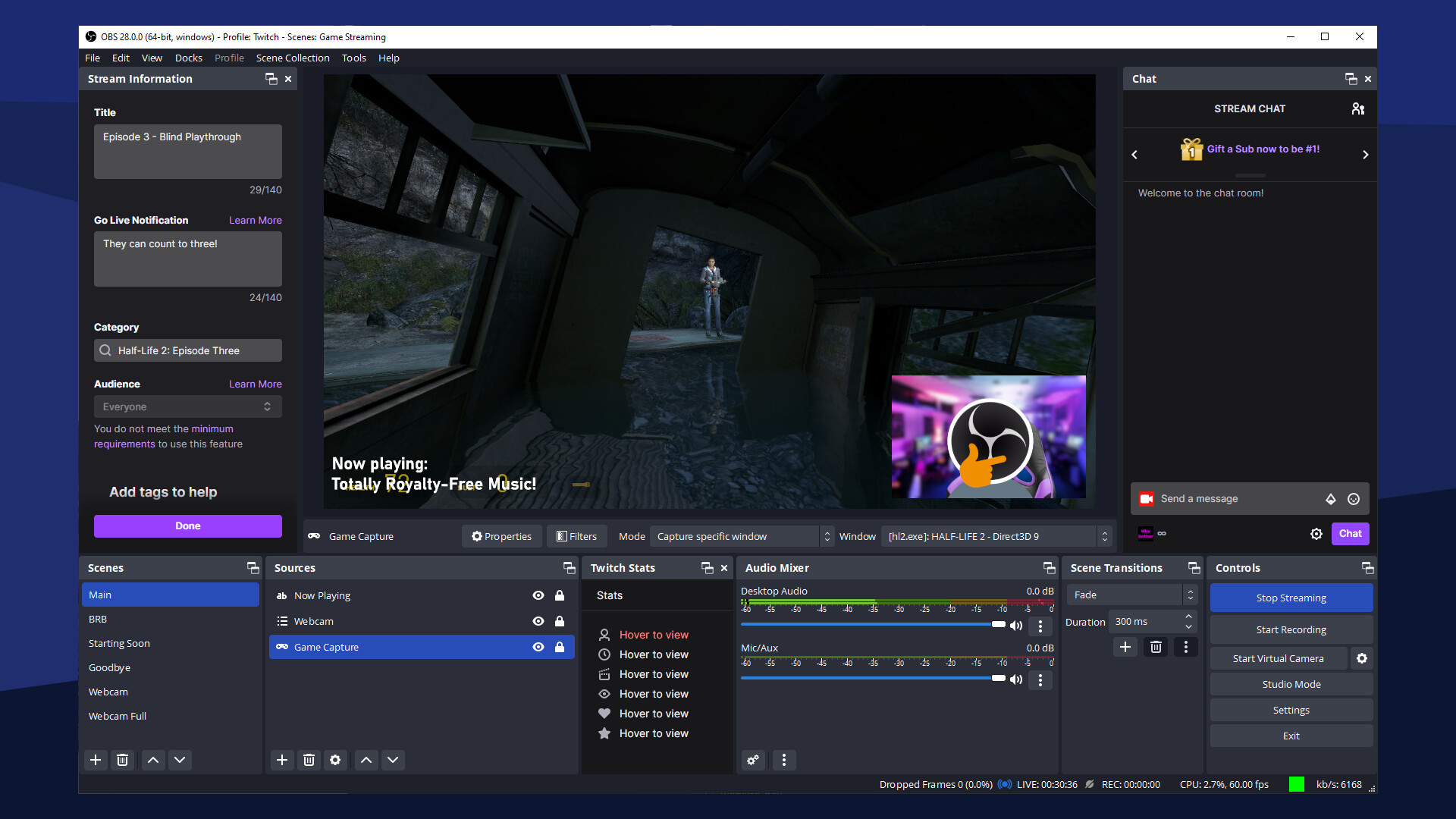 OBS studio